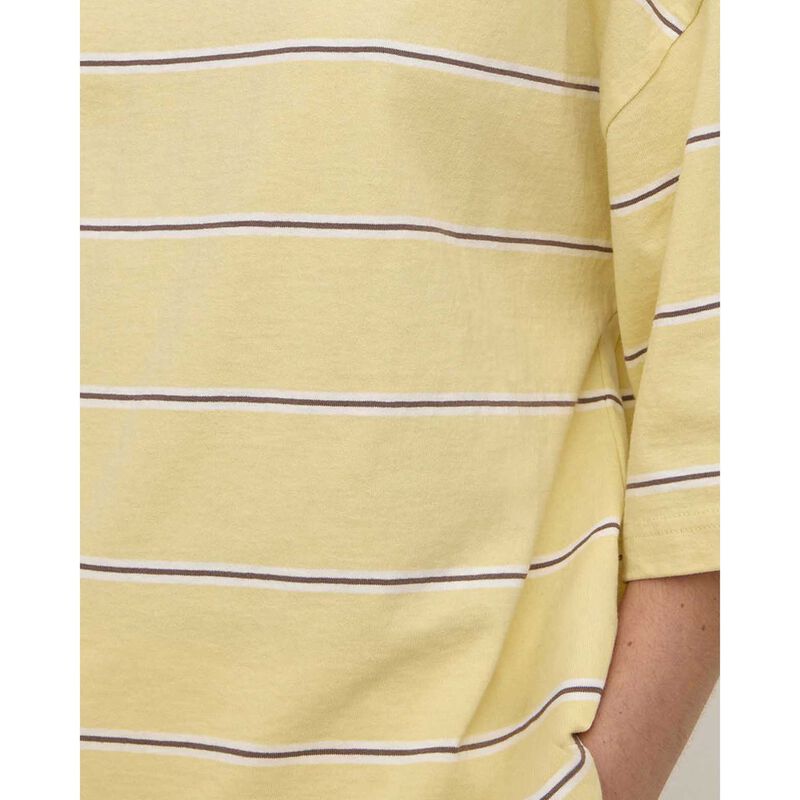 Assembly Label Nora Cotton Stripe Oversized Tee Rind Stripe image number 2